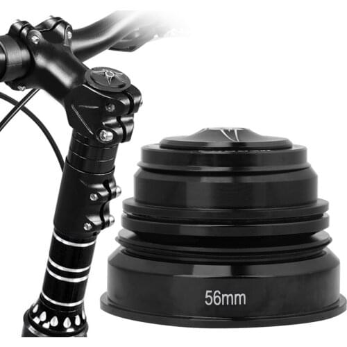 Black 44mm-56MM Aluminium Alloy Bike Front Fork Stem Headset Replacement Bicycle Accessory Bike Headset