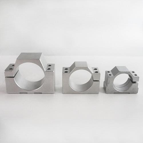 CNC Spindle clamp diameter 52 65 80mm aluminum motor bracket cnc carving machine clamp spindle motor holder jig