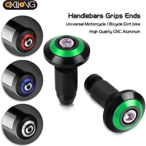 For Kawasaki Z750 Z800 yamaha yzf r1 r3 r25 r6 Motorcycle Accessories 7/8" 22MM Handlebar Hand Grips Handle Bar End Cap