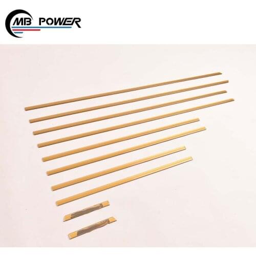 G CLASS W463 G63 G65 gold side molding trim fit for abs steel W463 G63 G65 gold side molding trim