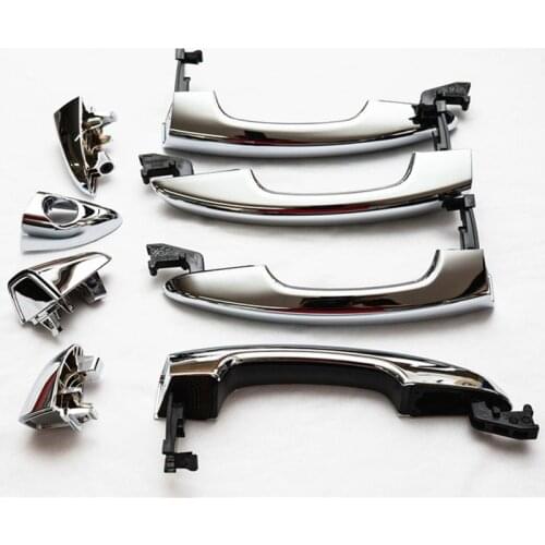 Geunine Chrome Exterior Outside Door Handle 8PCS for hyundai Sonata 9 2015 2016 2017