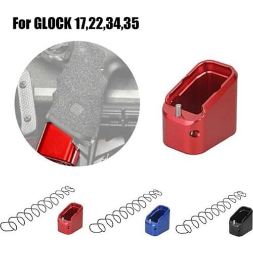 Tactical Magazines Base Pad Kit Fits For IPSC, USPUA, IDPA Magazine Extension For GLOCK 17, 22, 34, 35 Mit + Spring