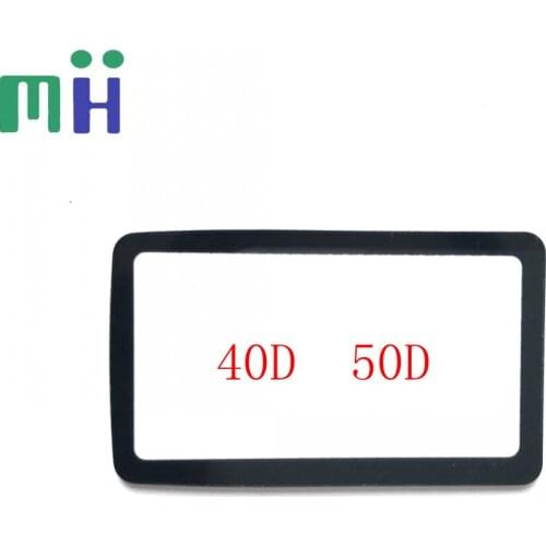 COPY NEW For Canon 50D 40D Top Cover LCD Display Screen Protect Glass Outside Camera Repair Part