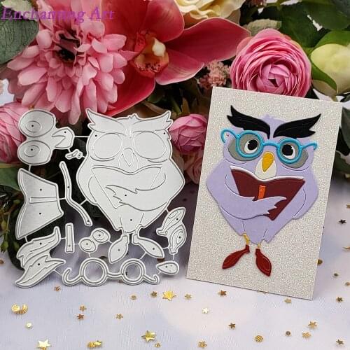 Professor Owl Metal Cutting Dies 2021 New Stencils for DIY Scrapbooking/Photo Album Decorative Embossing DIY Paper Cards