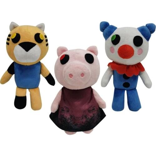 20cm Cute Game Piggy Stuffed Toy Cartoon Animal pink Pig Tiger Plush Toys Gifts For Boy girl Children Dolls high Quality