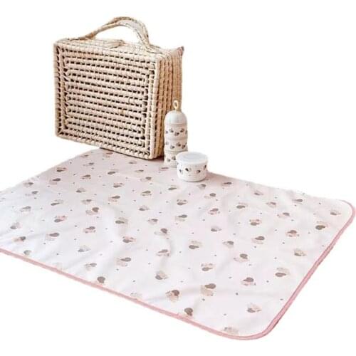 ReusableBaby Changing Pad Cover Waterproof TPU Changing Mat Breathable Leak Proof Diaper Mattress Infants Floor Play Mat