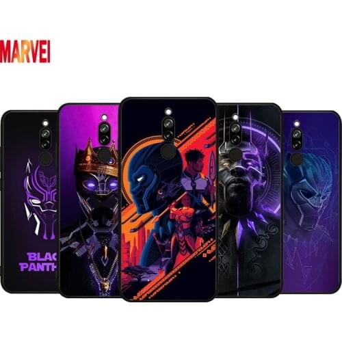 Fashion Panther Marvel For Xiaomi Redmi 9i 9T 9A 9C 9 8A 8 GO 7 7A S2 Y2 6 6A 5 5A 4X Prime Pro Plus Black Phone Case Cover