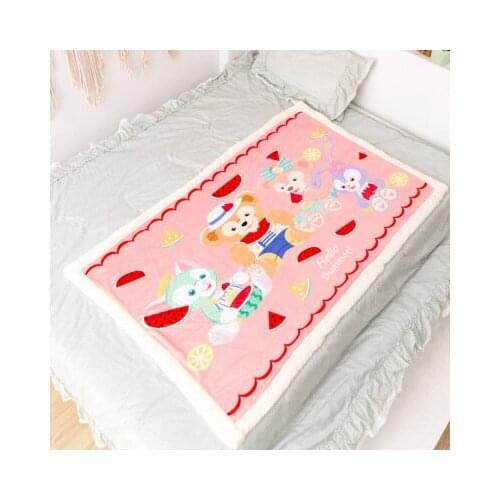 Disney Duffy Fruit Fashion Anime Figures Cartoon Product Cosplay Accessories Blanket Household Home Gifts New