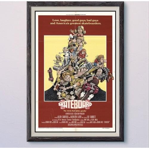 N326 SKATEBOARD Vintage Classic Movie Wall Silk Cloth HD Poster Art Home Decoration Gift
