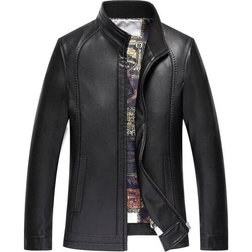 2021 new Haining sheepskin leather jacket for men