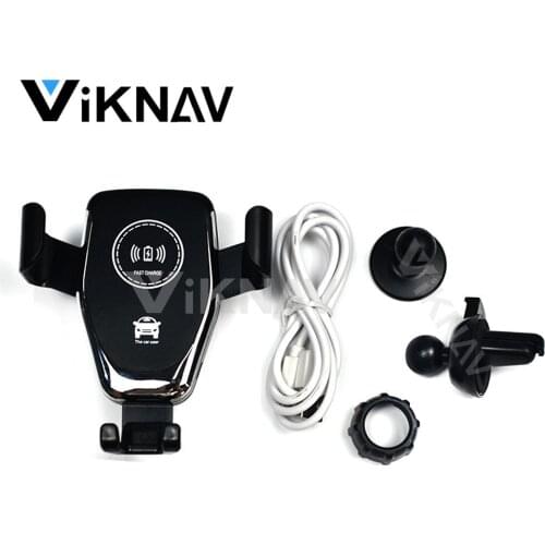 Connector Power fast charging stand holder 10W infrared wireless car charger holder for iPhone Xiaomi Samsung Car wireless