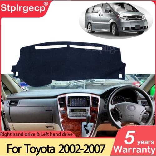 For Toyota Alphard Vellfire 10 AH10 2002~2007 Anti-Slip Mat Dashboard Dash Cover Pad Sunshade Dashmat Accessories 2004 2005 2006