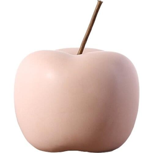 Modern Style Home Decor Ceramic Apple Figurines Creative Arts & Crafts Home Decoration Accessories Sweet Ornaments