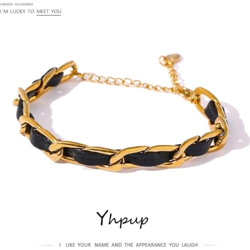 Yhpup Leather Bracelets