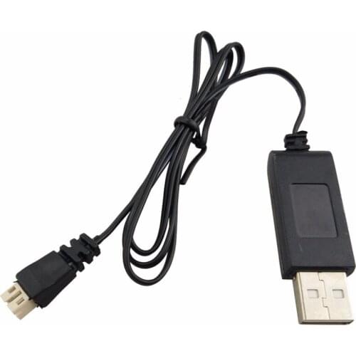 3.7V USB charging cable for Heliway 903 903HS HS150 four-axis aircraft remote control drone lithium battery charger