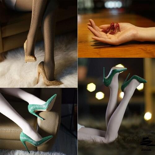 In Stock FT024 1/6 Scale Female Soldier Fashion Star Sexy High Heels Model Fit 12inch Female Action Figure Big Feet Body