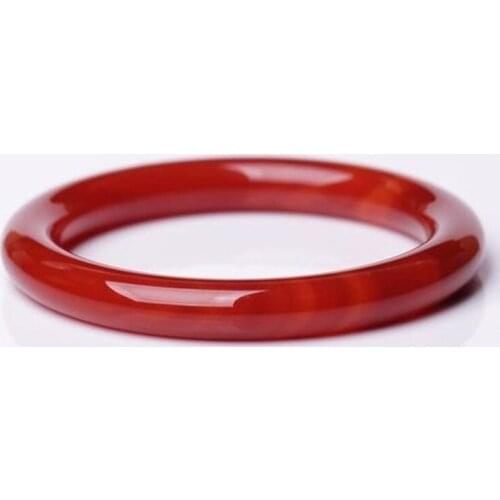 Womens Jade Bracelet Red Fashion Accessories Jadeite Natural Charm Women Men for Hand Carved Round Bangle Lady Jewelry