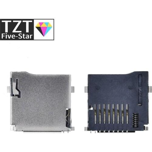 10PCS Push-Push Type TF Micro SD Card Socket Adapter Automatic PCB Connector