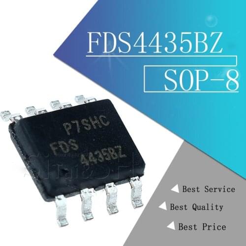 10pcs/lot FDS4435BZ FDS4435 FDS4435B 4435BZ 4435 P-Channel MOSFET SOP-8 SMD New