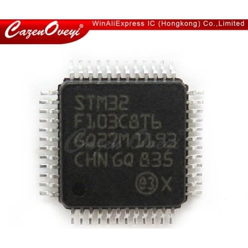 10pcs/lot STM32F103C8T6 STM32F103 LQFP-48 In Stock