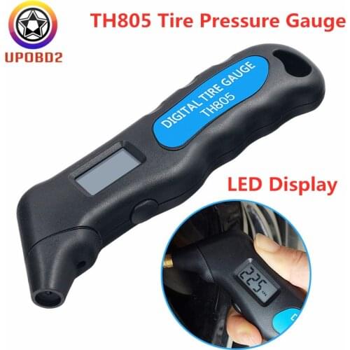 Digital TH805 Tire Tyre Air Pressure Gauge Meter Manometer Barometers Tester Digital LCD Display For Car Truck Motorcycle Bike