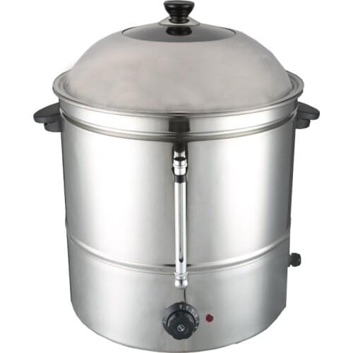 Electric Steamer Sweet Corn Steamer AG-48 Commercial Corn Bucket Steamer Kitchenware Stainless Steel 220v 2500w 1pc