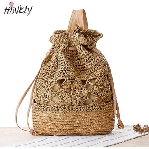 HISUELY Women's Knitted Backpacks