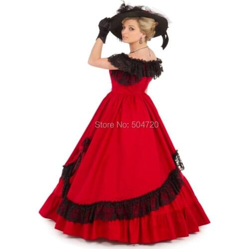 Tailored!Vintage costumes Victorian dresses Eras Regency Civil War Renaissance Revolutionary Gothic Halloween dress HL-122