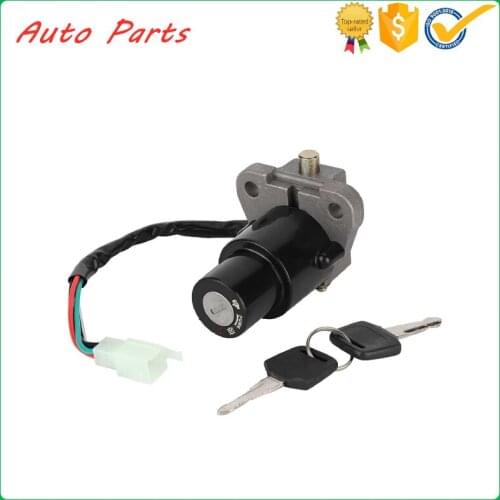 Ignition Key Switch With 2 keys Fit for Kawasaki KLR650 KLR 650 1987 1988 1989 1990 1991 1992 1993 1994-2007 for AS1653SW160LM