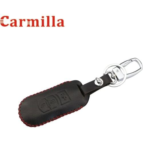 Leather Car Remote Key Case Cover for Mazda 2 3 6 Axela Atenza CX-5 CX5 CX-7 CX-9 2014 2015 2016 2017 Smart 2/3 Buttons