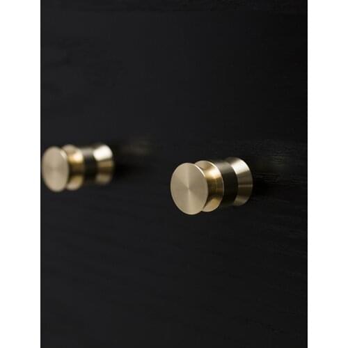 Nordic style brass handle original design simple cabinet door wardrobe drawer furniture handle golden handle