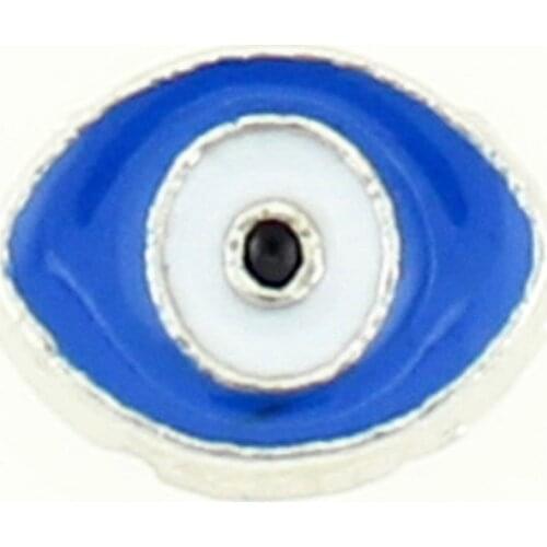 Hot sale fashion fashion floating living locket charms evil eye floating charms