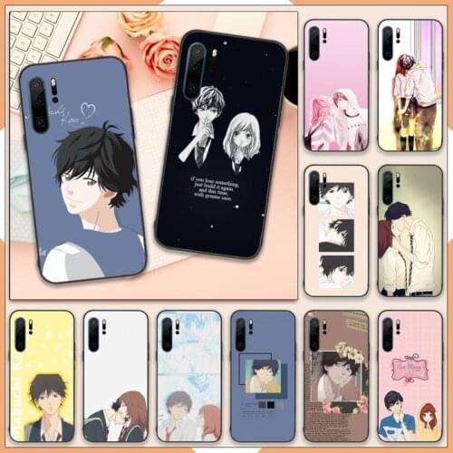 Ao Haru Ride Love lovely Phone Case For Huawei P40 P20 P30 lite Pro P Smart 2019 Mate 40 20 10 Lite Pro Nova 5t