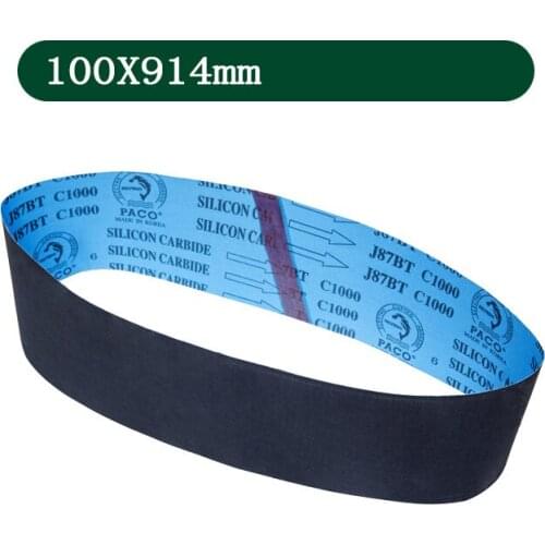 NEW 5pcs J87BT Silicon carbide 914*100mm Abrasive Sanding Belt FOR Belt machine Docking sand paper