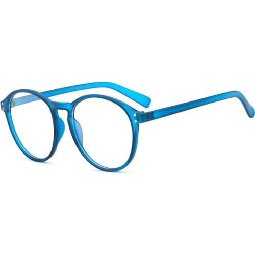 2020 New Fashion Black Round Glasses Clear Frame Women Spectacle Myopia Glasses Men Glasses Frame Nerd Optical Frame Accessories