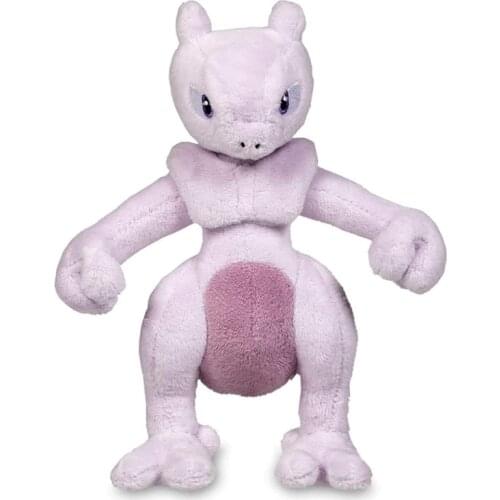 Original Pokemon Anime Mewtwo Plush Pocket Monster Stuffed Animal PP Conton Kids Cartoon Toy Gift for Birthday