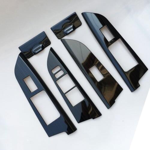 Land Cruiser 200 Stainless Steel Interior Door Switch Trims For Toyota LC200 FJ200 2008 2009 2010 2011 2012 2013 2014 2015