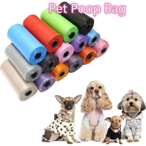 Pet Pick Up Garbage Waste Trash Clean Up Rubbish Bags Environmental Protection Plastic Degradable Material Multi-color Random
