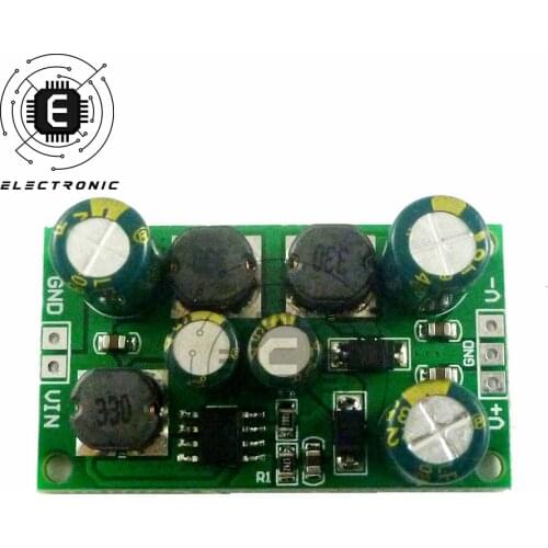 2 In 1 8W Boost-Buck Dual +- Voltage Board 3-24V to 5V 6V 9V 10V 12V 15V 18V 24V for ADC DAC LCD Op-amp Speaker