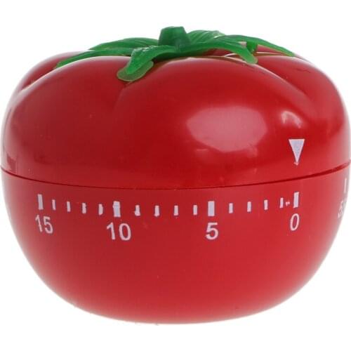 Usable Tomato Shape Cooking Mechanical Timer Kitchen Gadgets Countdown Reminder Drop Ship Support