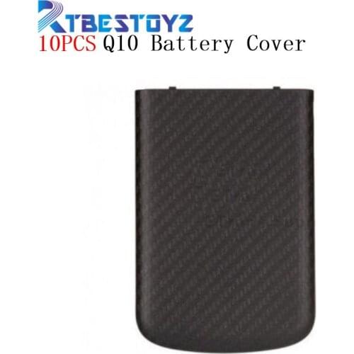 RTBESTOYZ 10PCS Original For BlackBerry Q10 Back Rear Battery Cover Housing With NFC Black & White Replacement Free Shipping