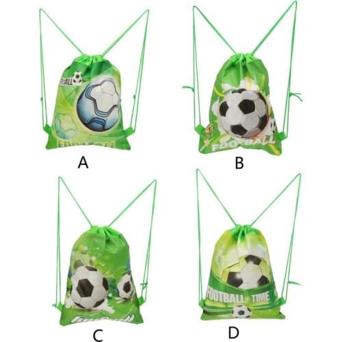 Football Storage Bag Non-woven Fabric Drawstring Bag Outdoor Sport Gym Backpack