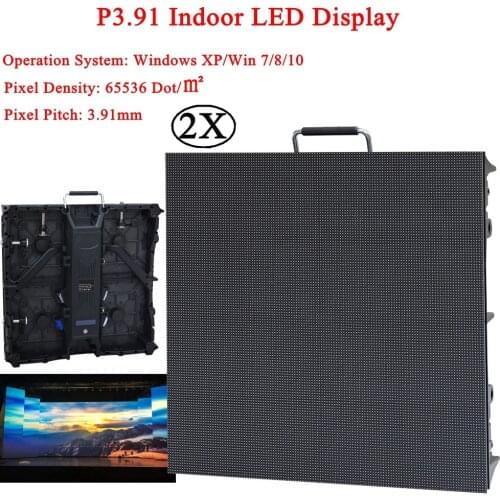 P3.91 Indoor Led Display Screen Video Wall Panel 3.91mm Pixel Pitch SMD2020 1/16Scan LED Display Module Video For Disco DJ Stage