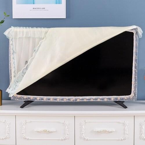 Household Simple Fabric LCD Hanging Sitting Boot Does Not Take Lace TV Cover Dust Cover 50-Inch 55-Inch 65-Inch
