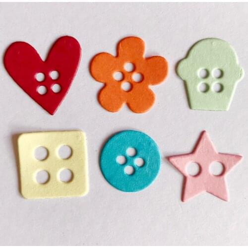 TOP EXPRESSION Craft metal cutting dies cut die mold Heart Frame Button Scrapbook paper craft knife mould blade punch stencils