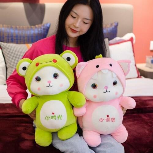 Creative Transformation Cat Hand Warmer Pillow Plush Toy Wholesale Wedding Throw Doll Company Activity Baby Doll