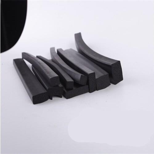 6meter 16x16mm EPDM foamed rubber square type Sealing Strip