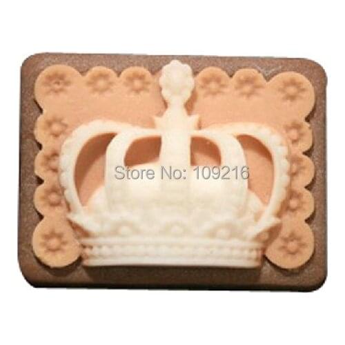 1pcs Crown (H0060) Silicone Handmade Soap Mold Crafts DIY Mold