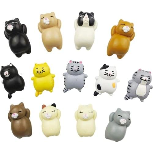 13 pcs cat refrigerator magnets set cute strong fridge stickers cabinets notes calendar map bulletin whiteboard photo decoration