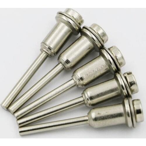 2 Pcs 3.2mm/6mm Electric Grinder Saw Blade Clamping Rod Cutting Blade Connecting Rod for Mini Saw Blade Power Tools Accessories